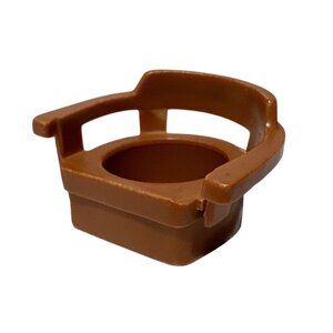 Little People Captain's Chair Brown Vintage '70s Fisher Price